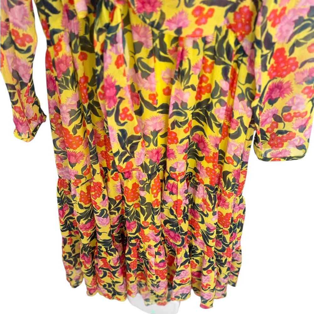Saloni Alexia Azalea Silk Maxi Dress - Picture 9 of 14